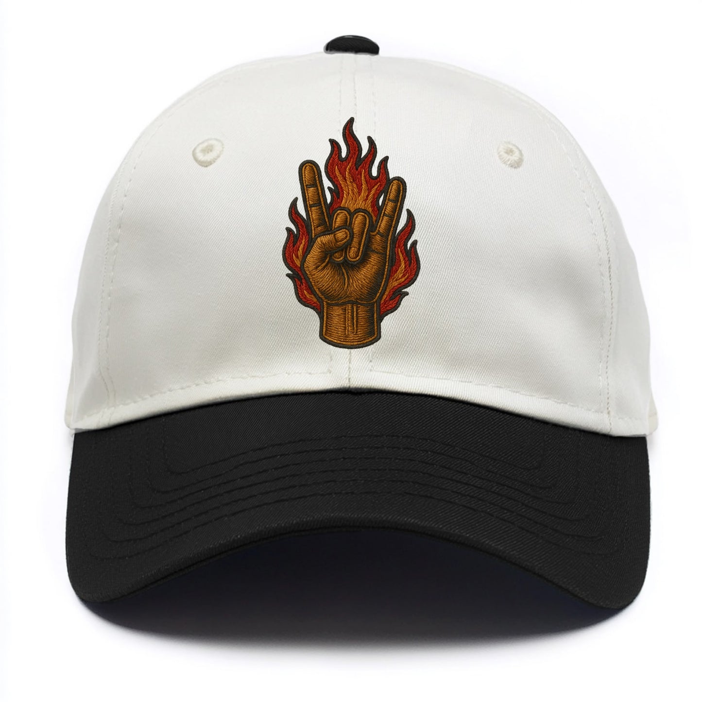 Devil Horns  - Two Tone Cap - Black
