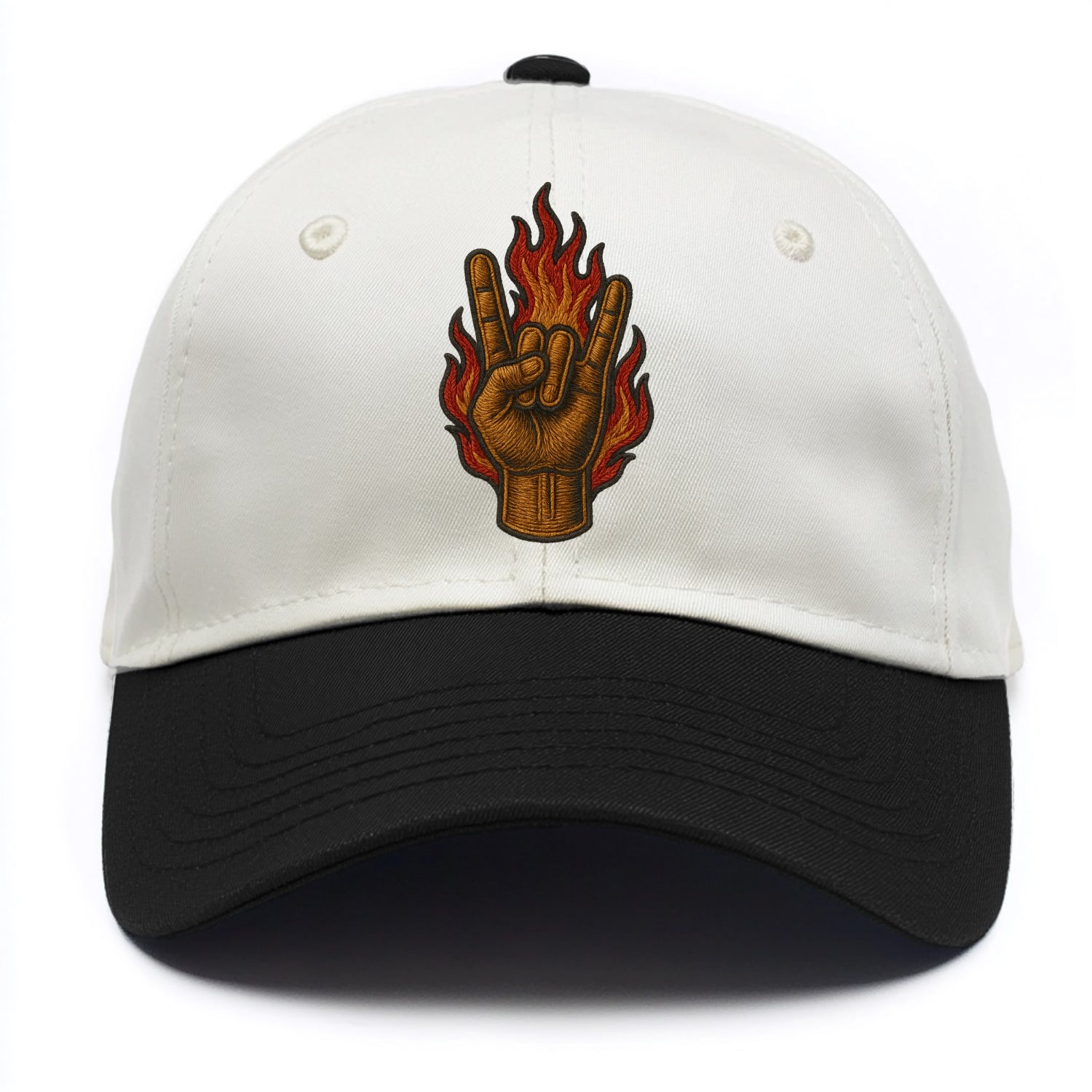 Devil Horns  - Two Tone Cap - Black