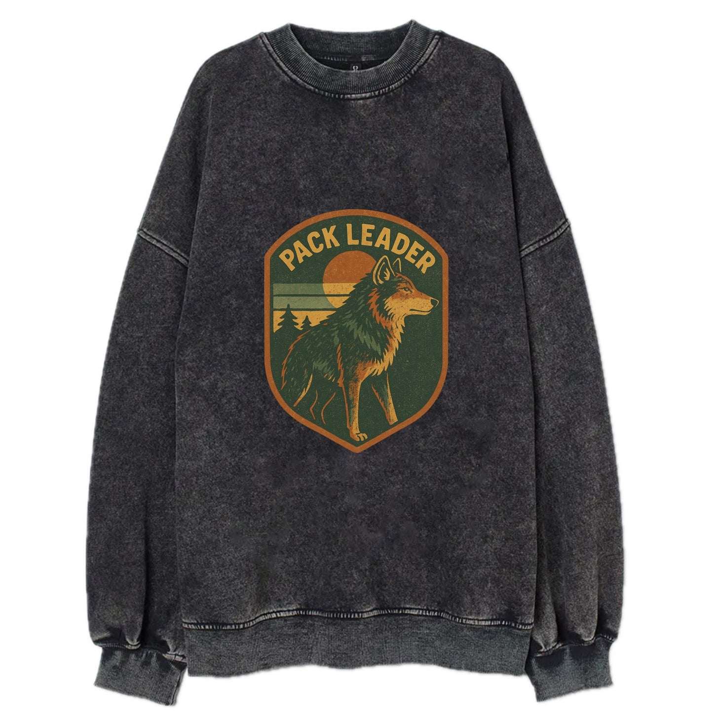 Pack Leader  - Vintage Sweatshirt - Black