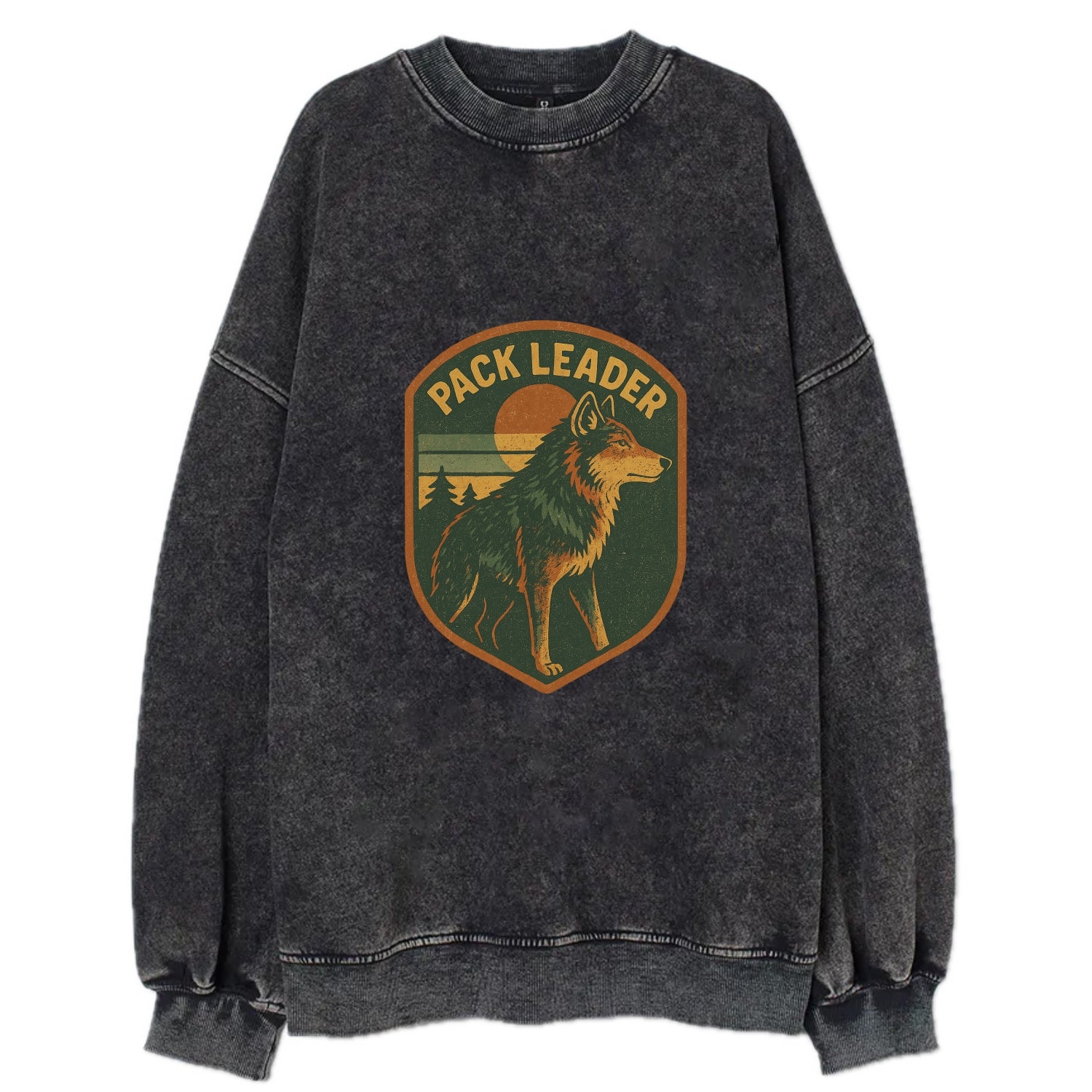 Pack Leader  - Vintage Sweatshirt - Black