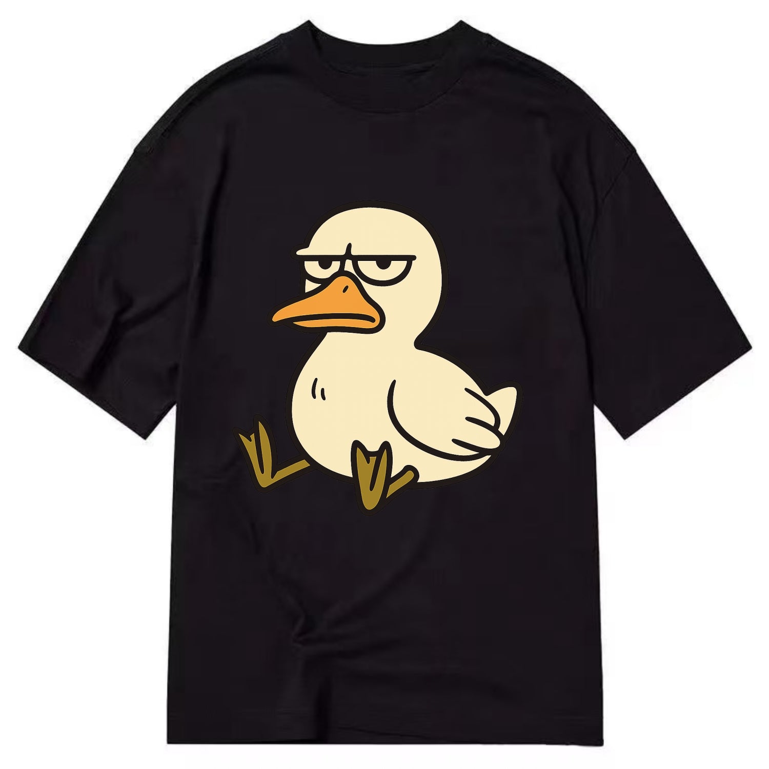 The Duck Judging Silently - Classic T-shirt - Black