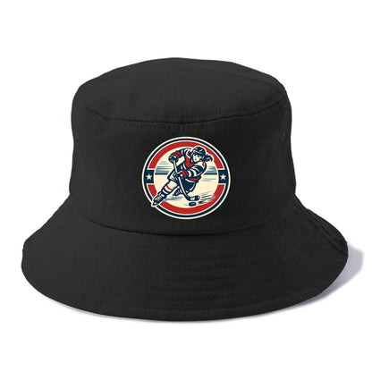 Fierce Ice Queen Emblem - Bucket Hat - Black