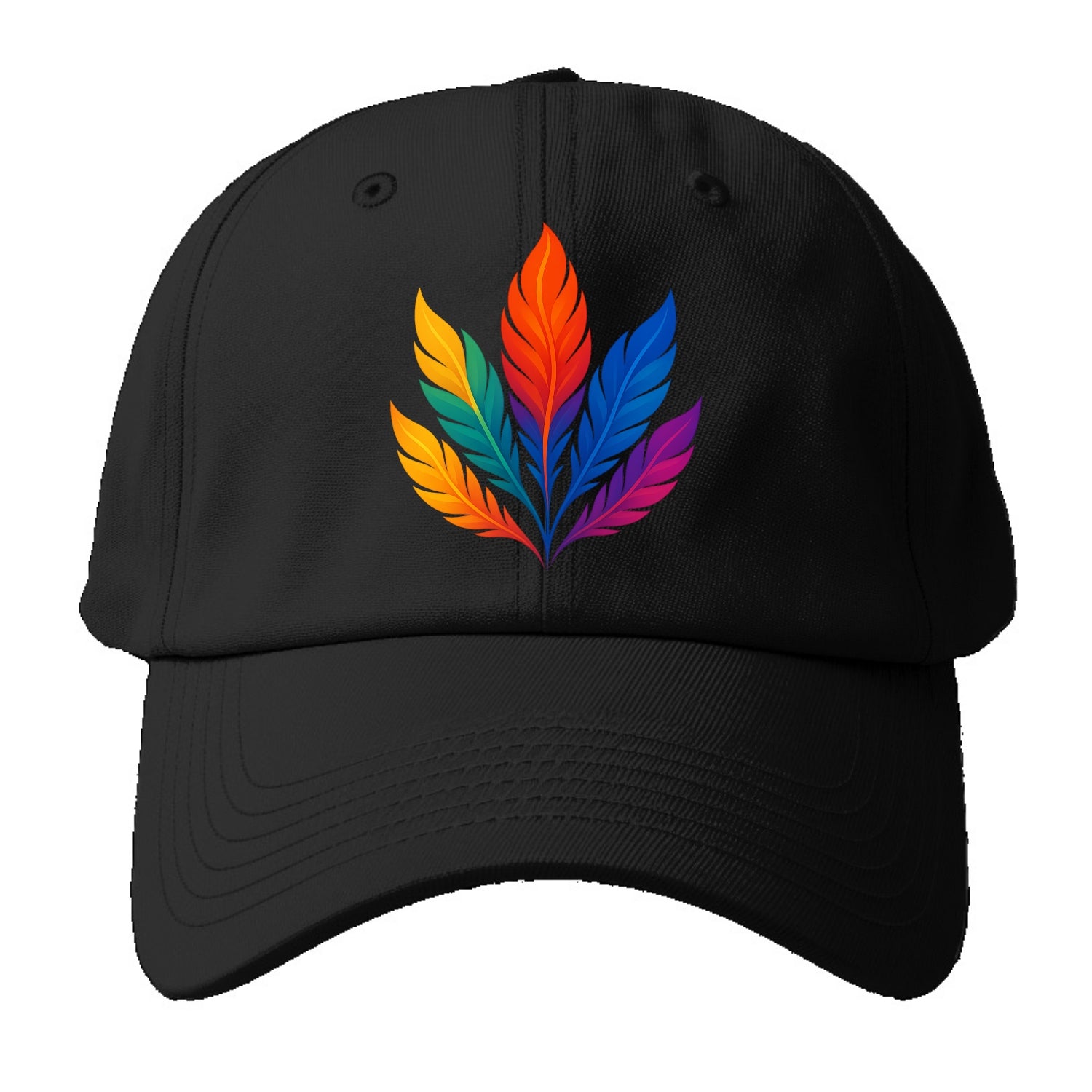 Phoenix Feathers - Each feather a differ - Baseball Cap For Big Heads - Black