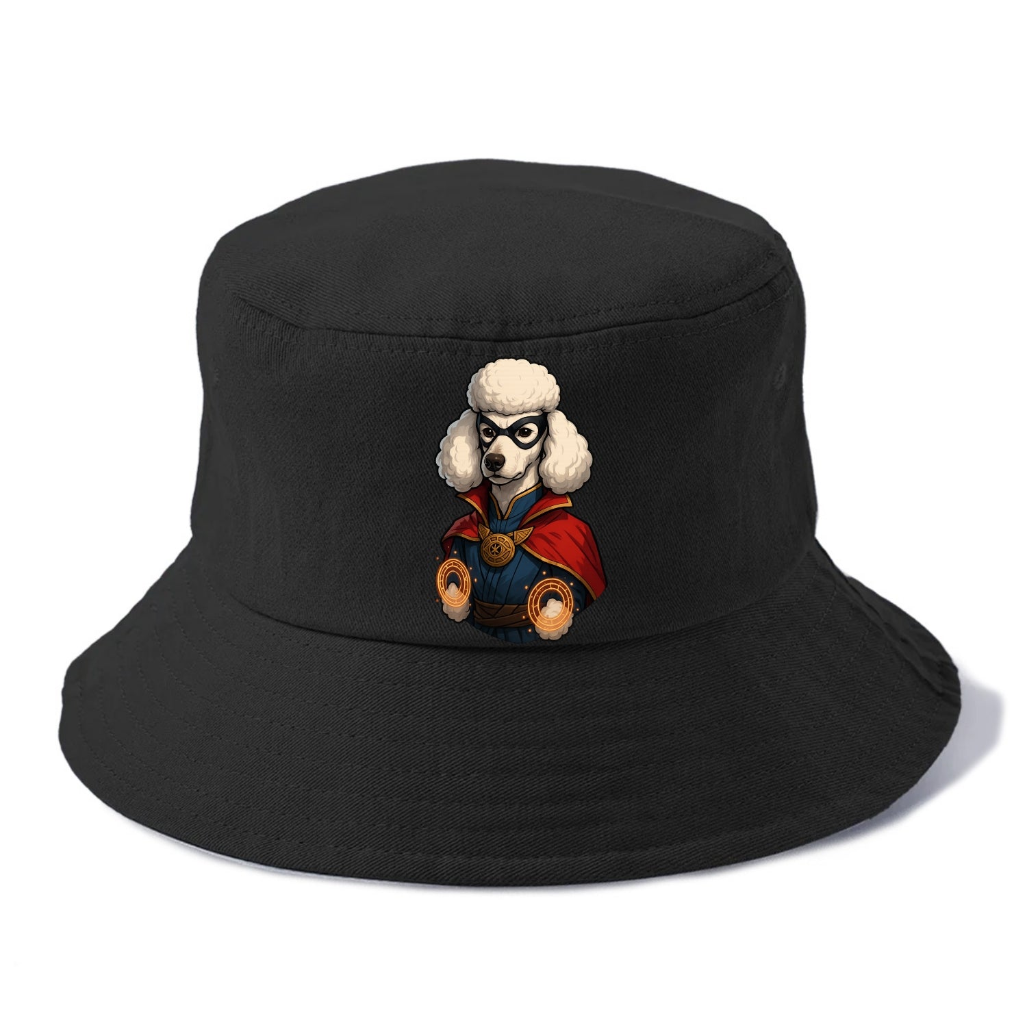 Poodle Doctor Strange  - Bucket Hat - Black
