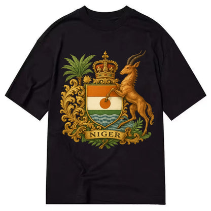 Niger Heritage Badge  - Classic T-shirt - Black