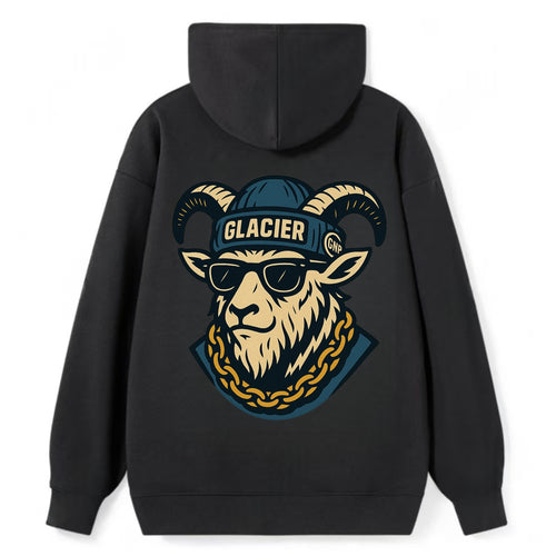 Glacier Mountain Goat - Classic Pullover Hoodie