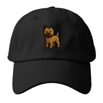 Cairn Terrier - Modern shaggy design wit - Baseball Cap For Big Heads - Black