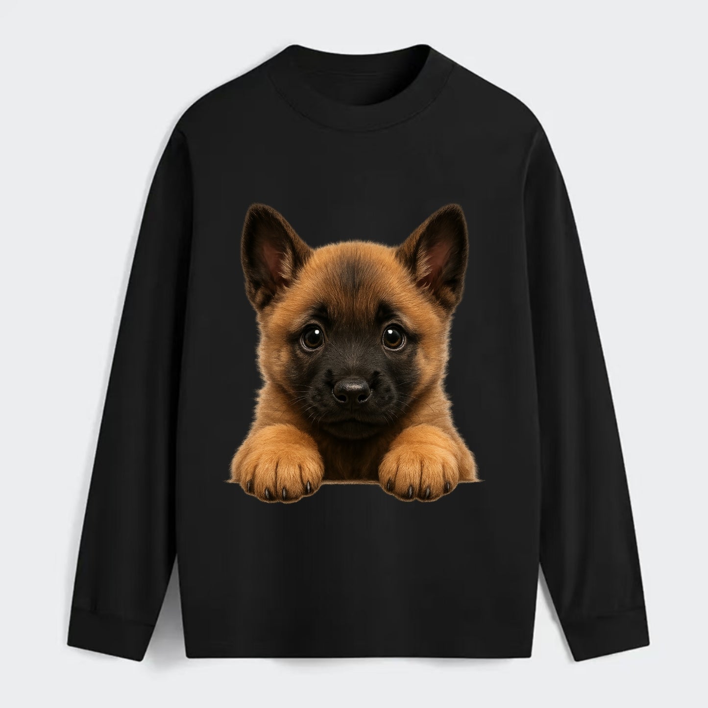 Belgian Malinois  - Classic Long Sleeve Shirt - Black