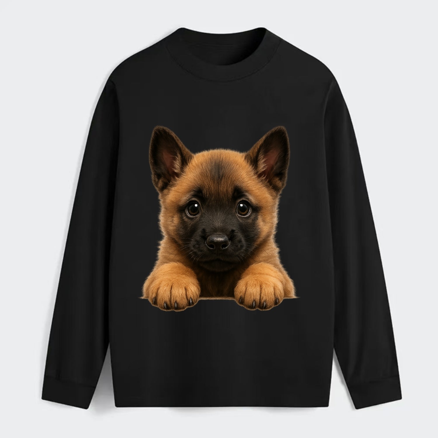 Belgian Malinois  - Classic Long Sleeve Shirt - Black