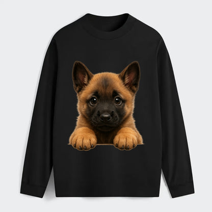 Belgian Malinois  - Classic Long Sleeve Shirt - Black