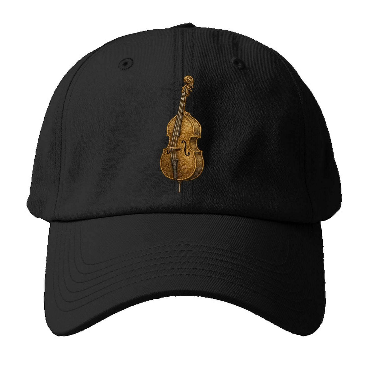 Acoustic Bass  - Baseball Cap For Big Heads - Black