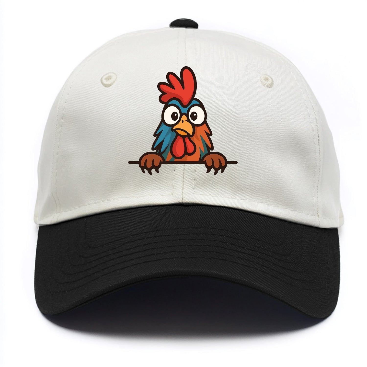 Rooster  - Two Tone Cap - Black