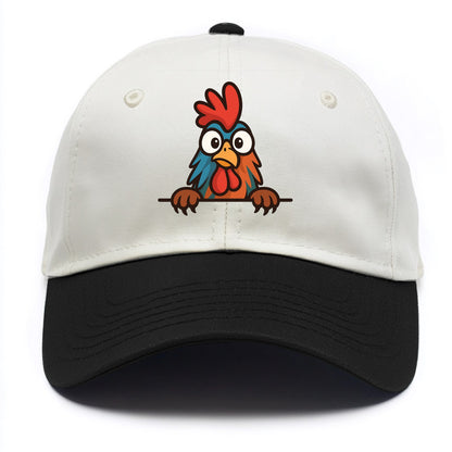 Rooster  - Two Tone Cap - Black