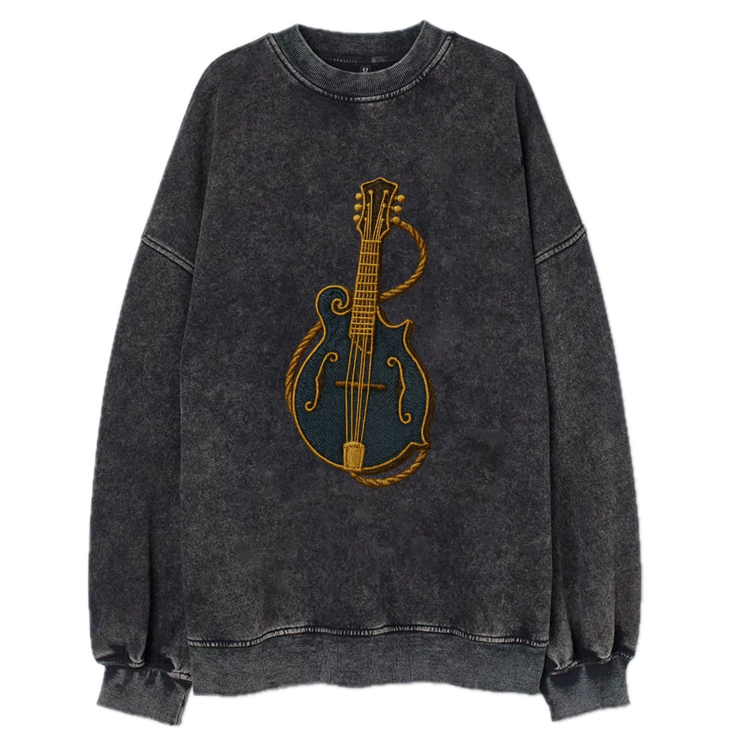 Mandolin  - Vintage Sweatshirt - Black