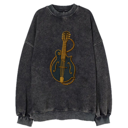 Mandolin  - Vintage Sweatshirt - Black