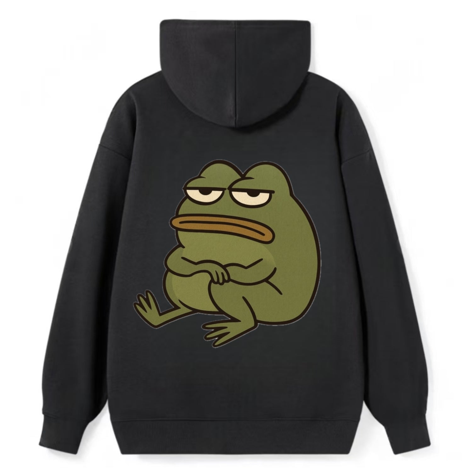 The Frog Judges Silently - Classic Pullover Hoodie - Black