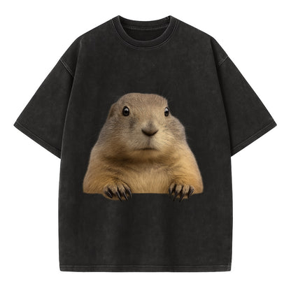 Prairie Dog  - Vintage T-shirt - Black