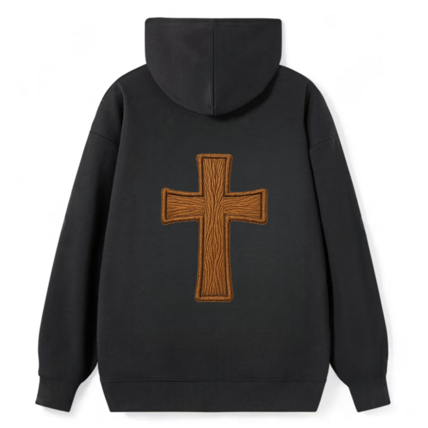 Carved Cross  - Classic Pullover Hoodie - Black