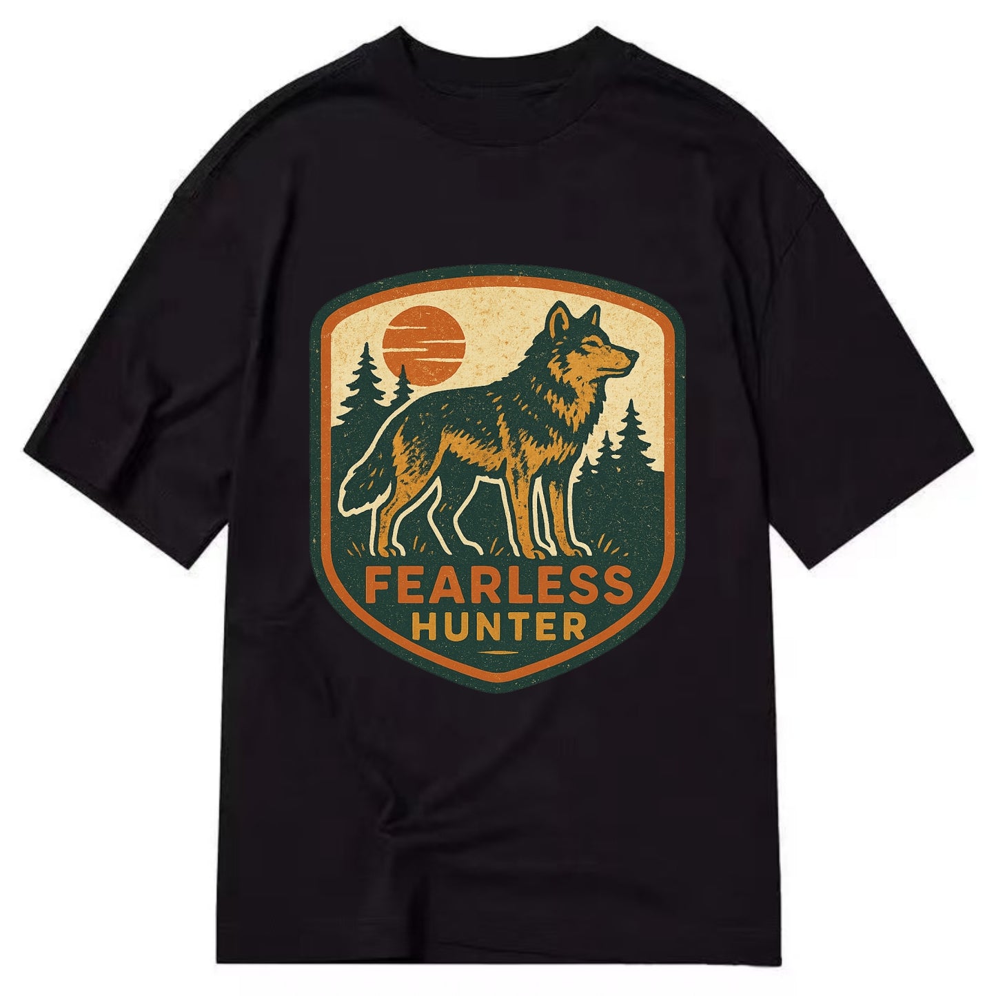 Fearless Hunter  - Classic T-shirt - Black