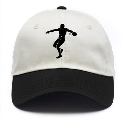 Discus thrower spinning release - Two Tone Cap - Black