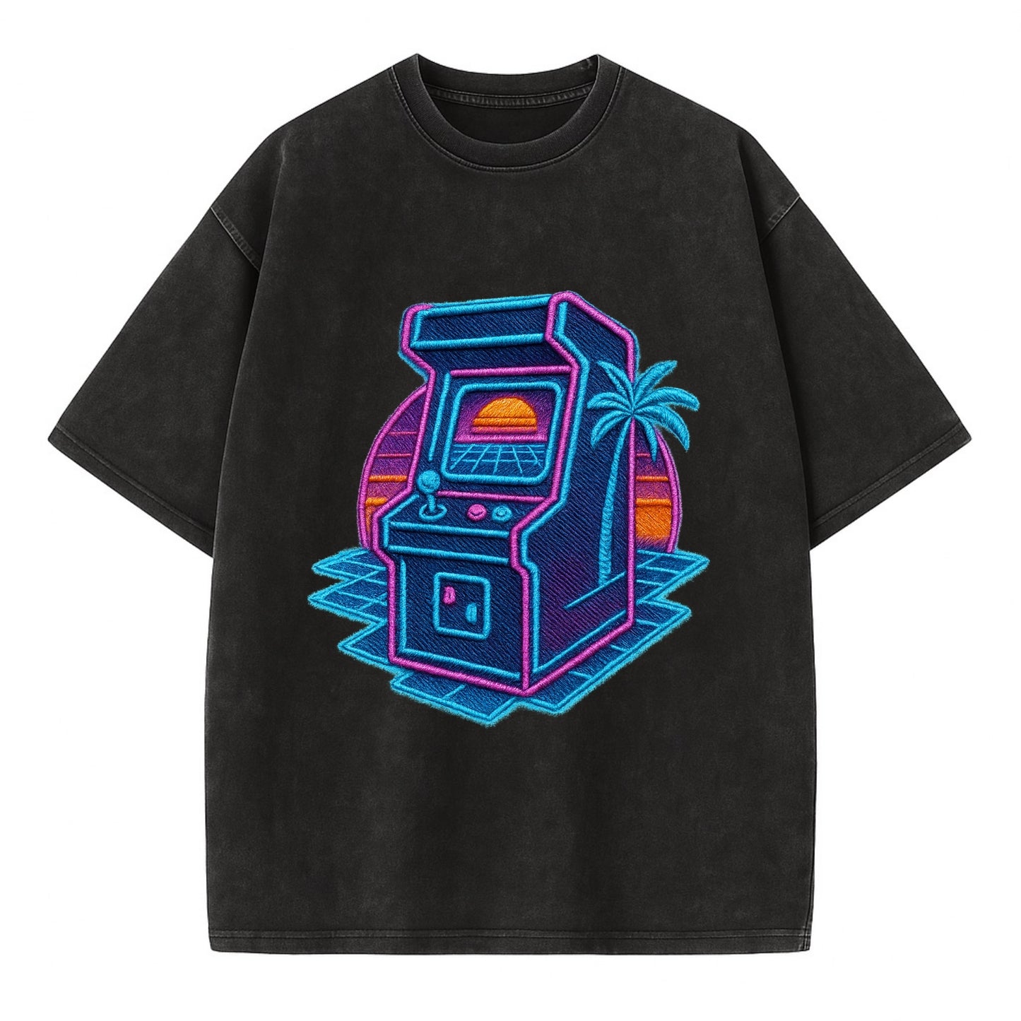 Arcade Machine - Vintage T-shirt - Black