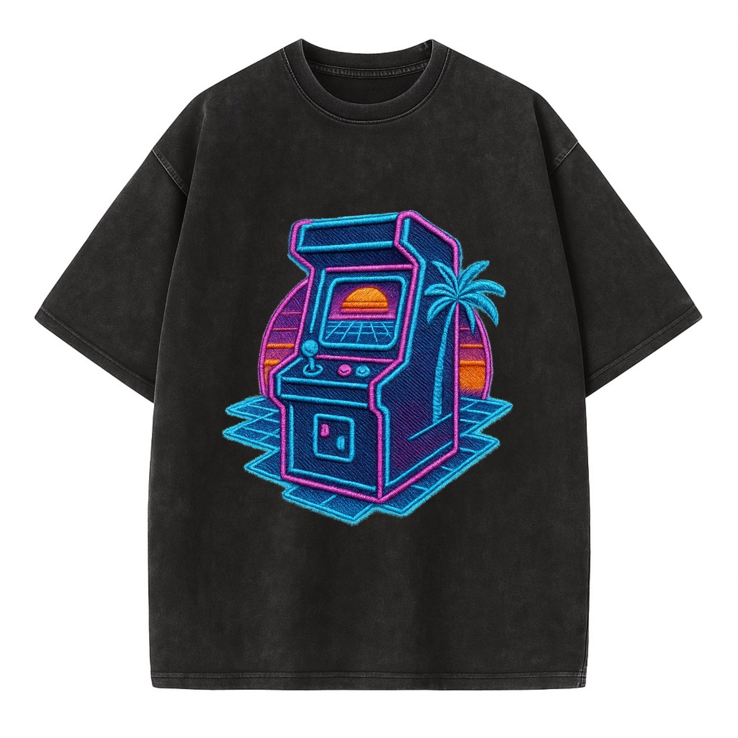 Arcade Machine - Vintage T-shirt - Black