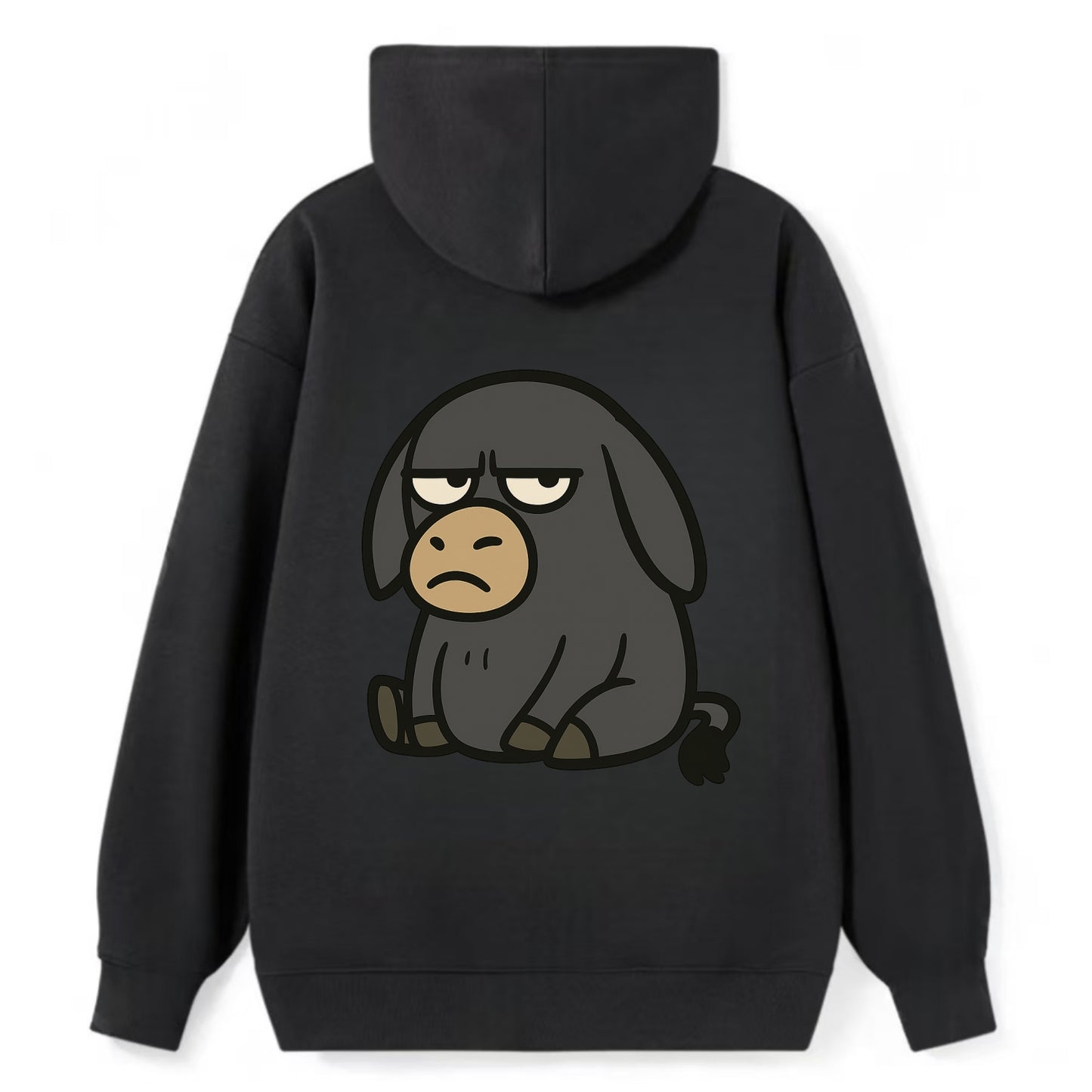 The Donky Judging Silently - Classic Pullover Hoodie - Black