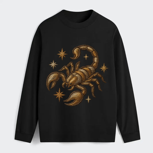 Scorpio Scorpion  - Classic Long Sleeve Shirt - Black
