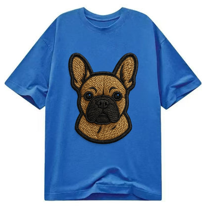 French Bulldog - Modern streetwear style - Classic T-shirt - Blue