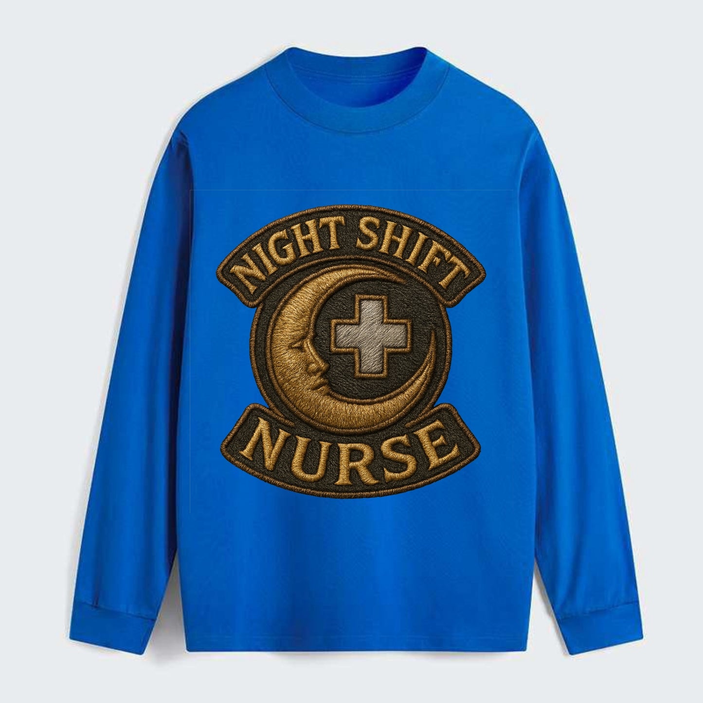 Night Shift Nurse  - Classic Long Sleeve Shirt - Blue