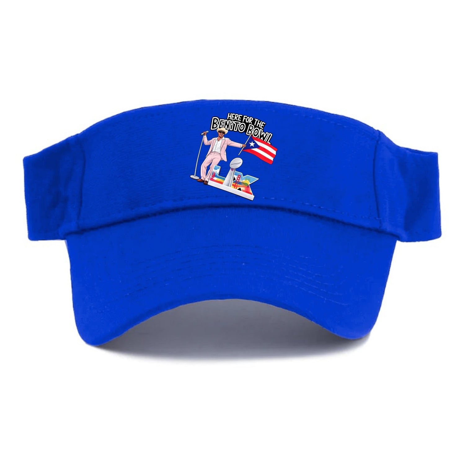 Here For The Bento Bowl - Visor - Blue