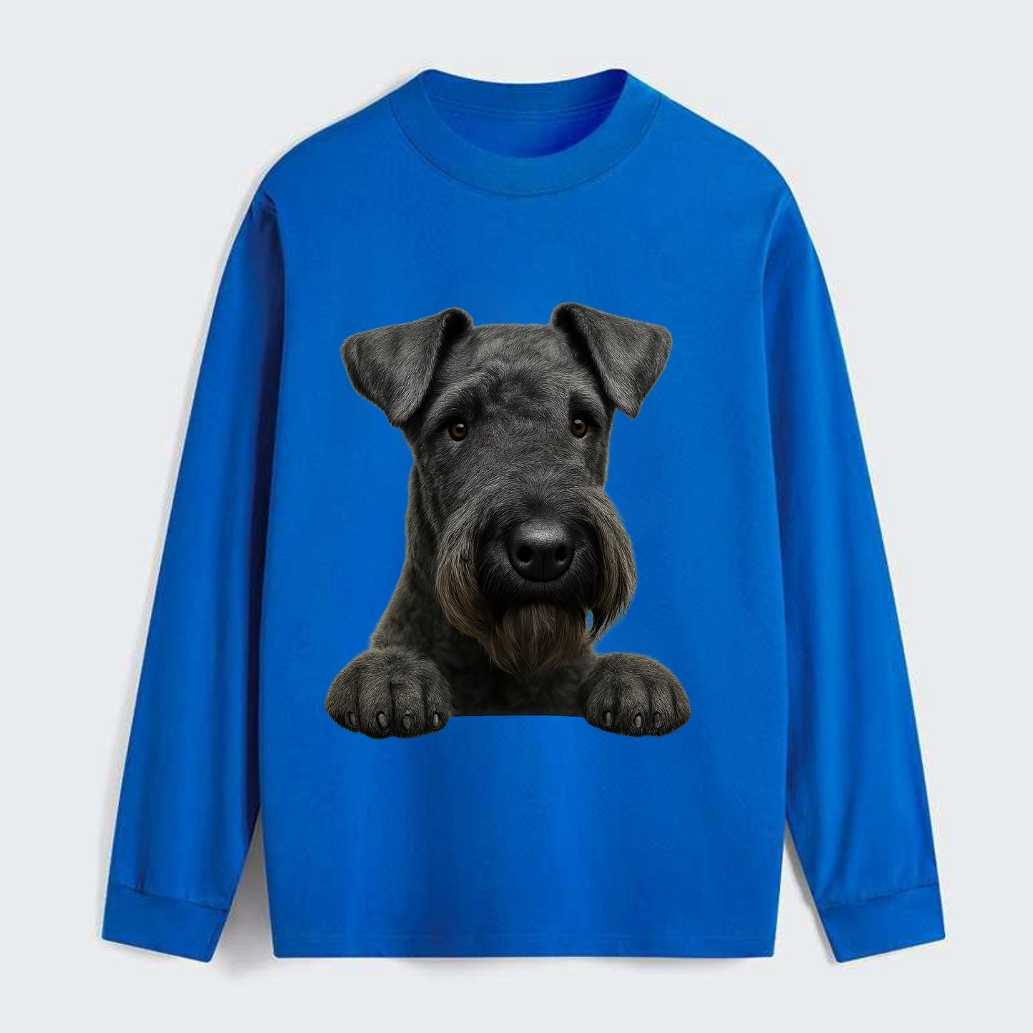 Kerry Blue Terrier  - Classic Long Sleeve Shirt - Blue