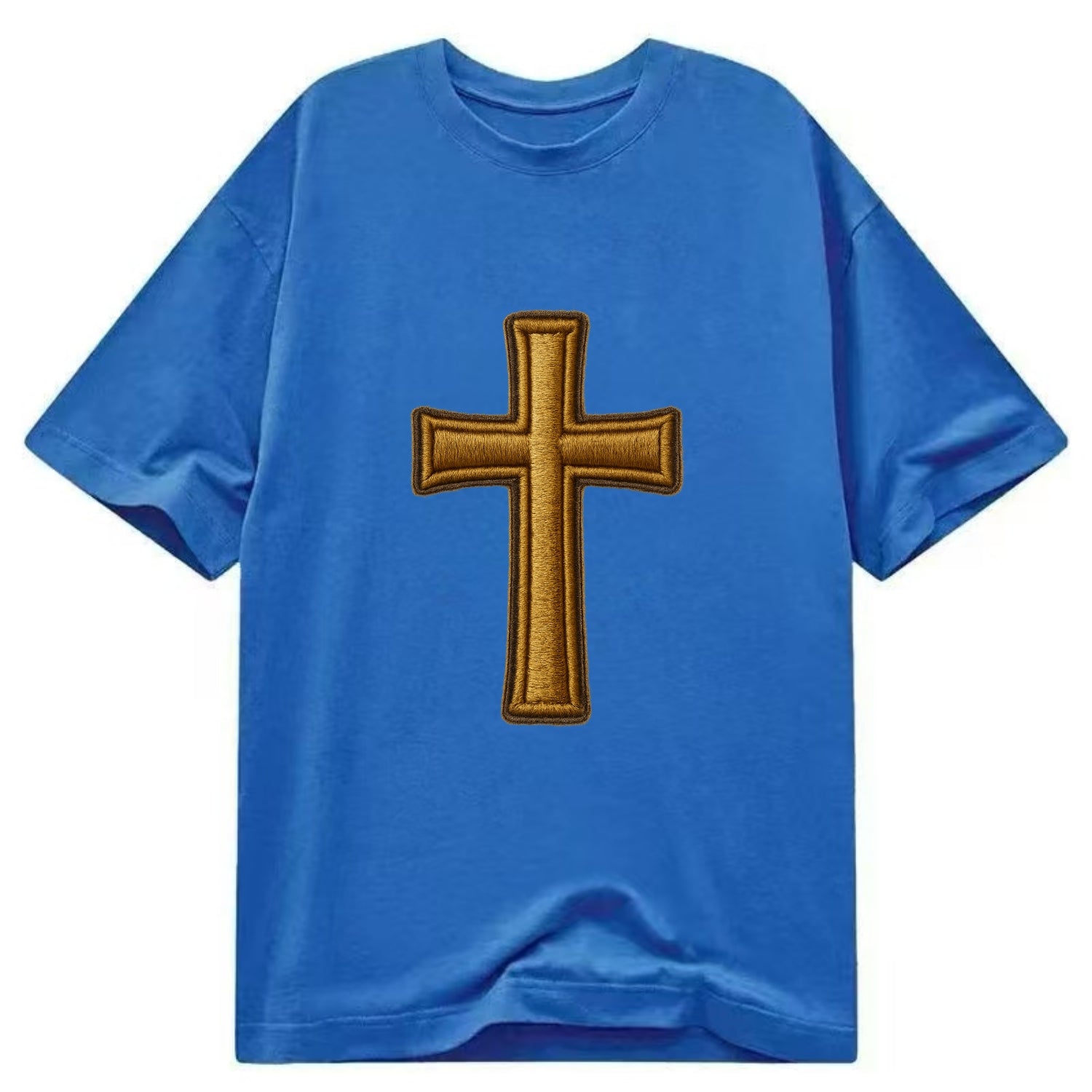 Latin Cross - Classic T-shirt - Blue