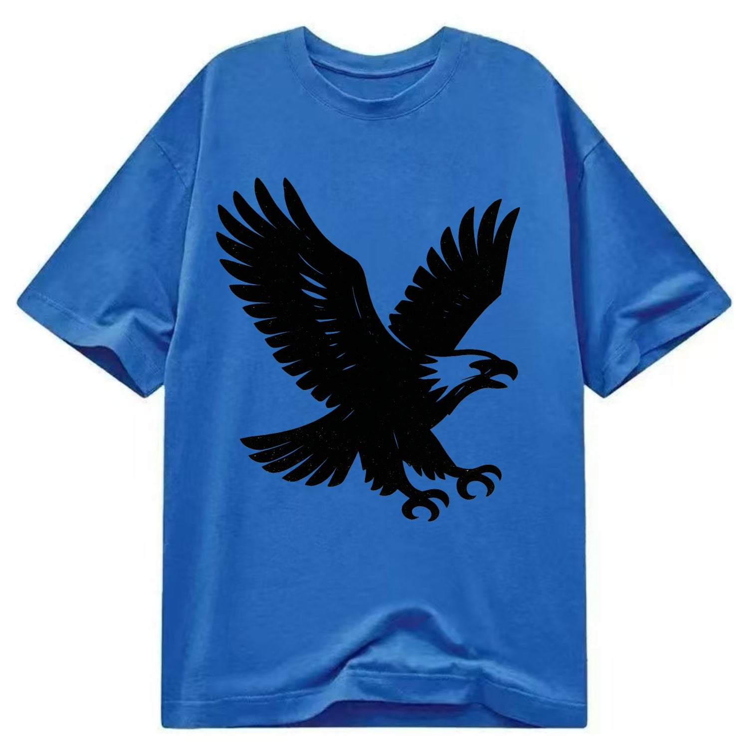Eagle in flight - liberty and independence ink brushstrokes - Classic T-shirt - Blue