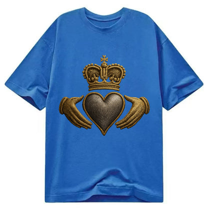 Claddagh Symbol  - Classic T-shirt - Blue