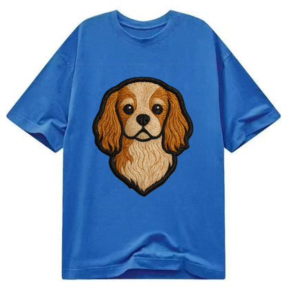 Cavalier King Charles Spaniel - Modern g - Classic T-shirt - Blue