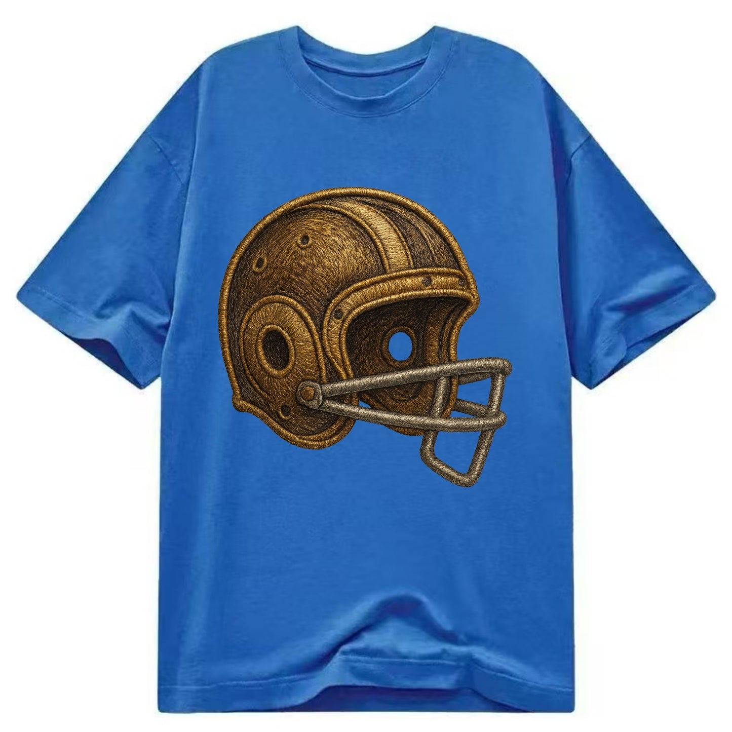 Football Helmet  - Classic T-shirt - Blue