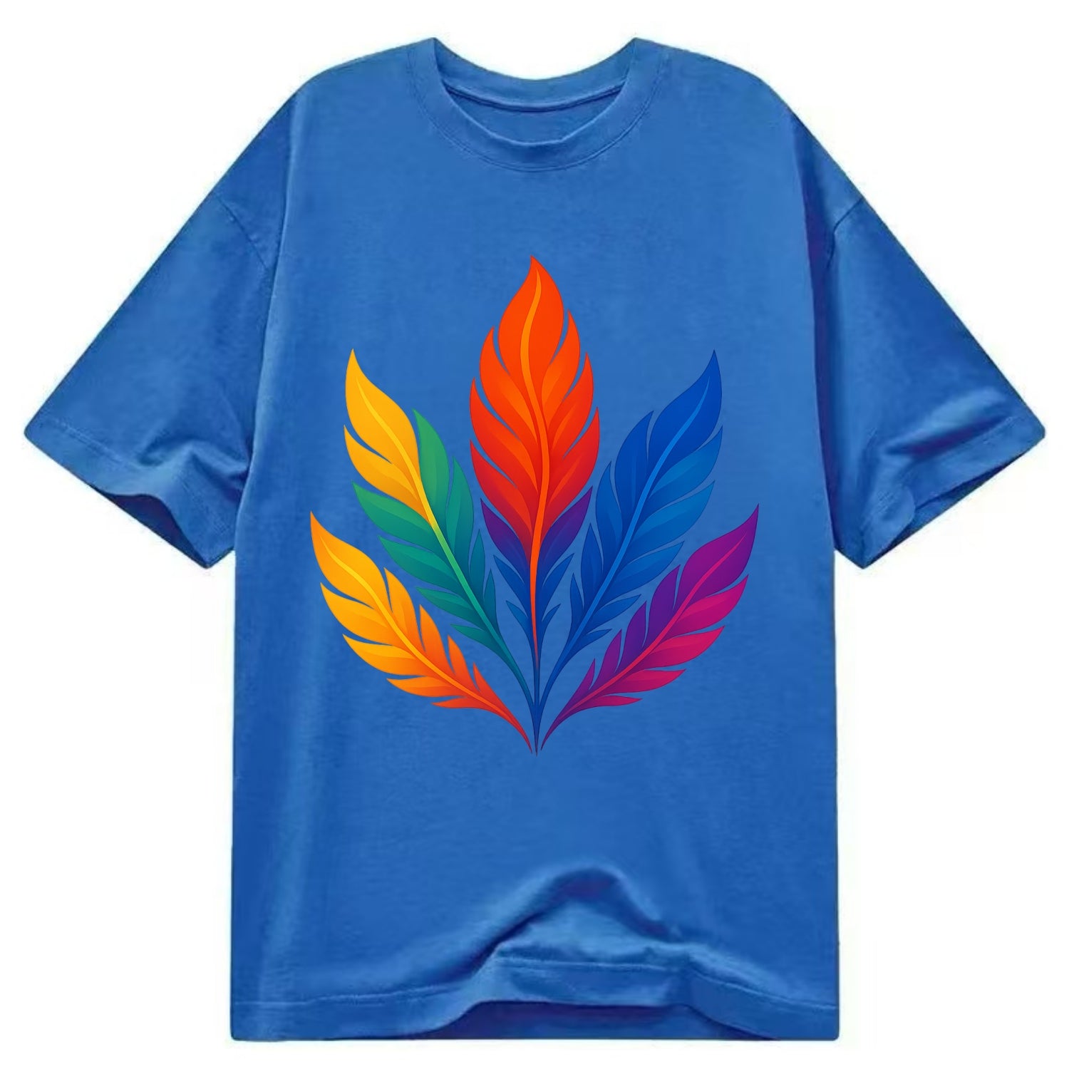 Phoenix Feathers - Each feather a differ - Classic T-shirt - Blue