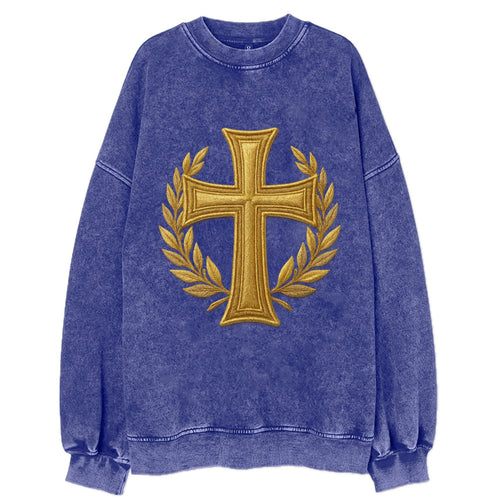 Victory Cross  - Vintage Sweatshirt
