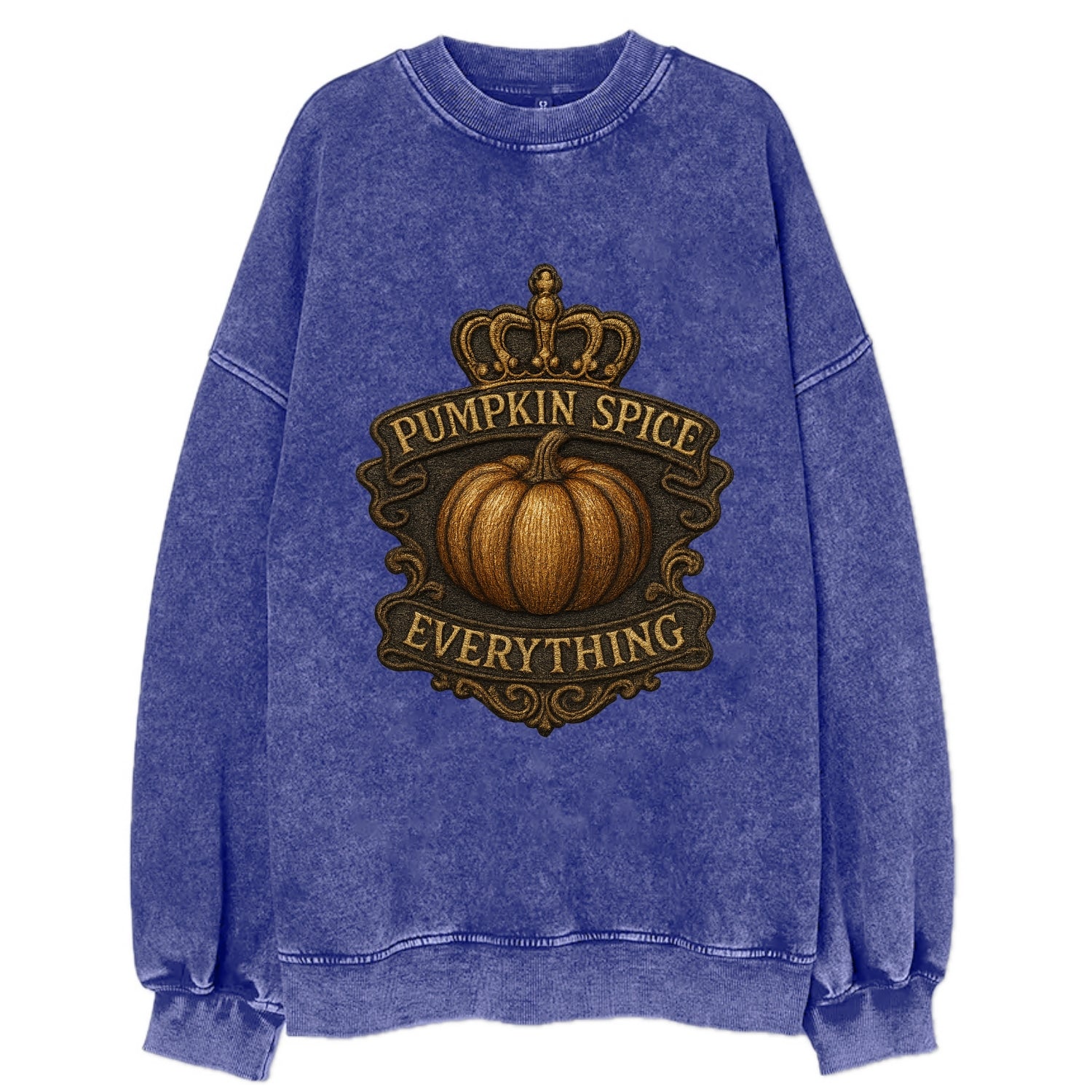 Pumpkin Spice Everything  - Vintage Sweatshirt - Blue