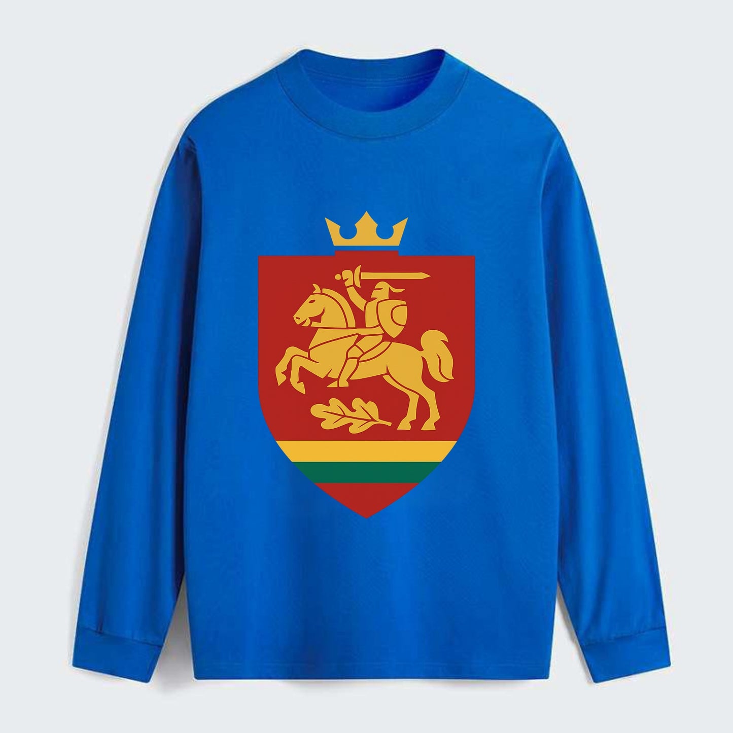 Lithuania Royal Logo  - Classic Long Sleeve Shirt - Blue