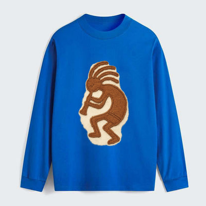 Kokopelli  - Classic Long Sleeve Shirt - Blue