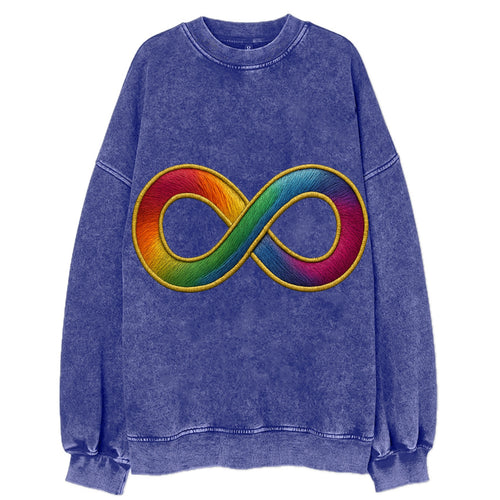 Infinity Symbol  - Vintage Sweatshirt