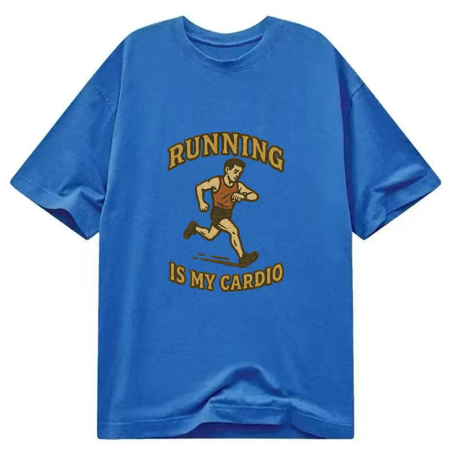 Running Late Is My Cardio  - Classic T-shirt - Blue