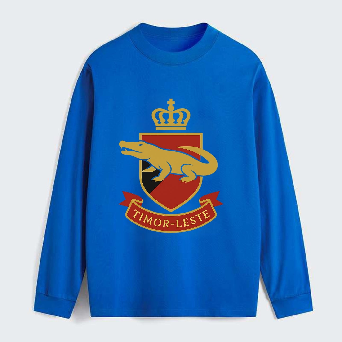 Timor-Leste Royal Logo  - Classic Long Sleeve Shirt - Blue