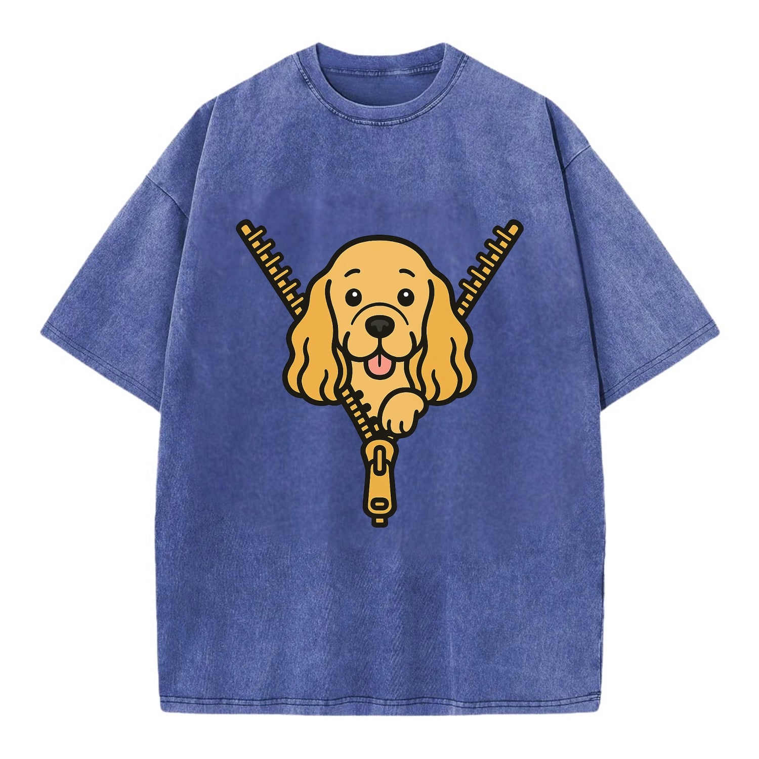 Cocker Spaniel - Vintage T-shirt - Blue