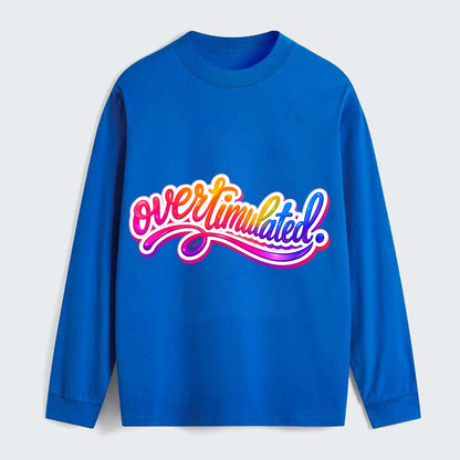 Overstimulated - Classic Long Sleeve Shirt - Blue