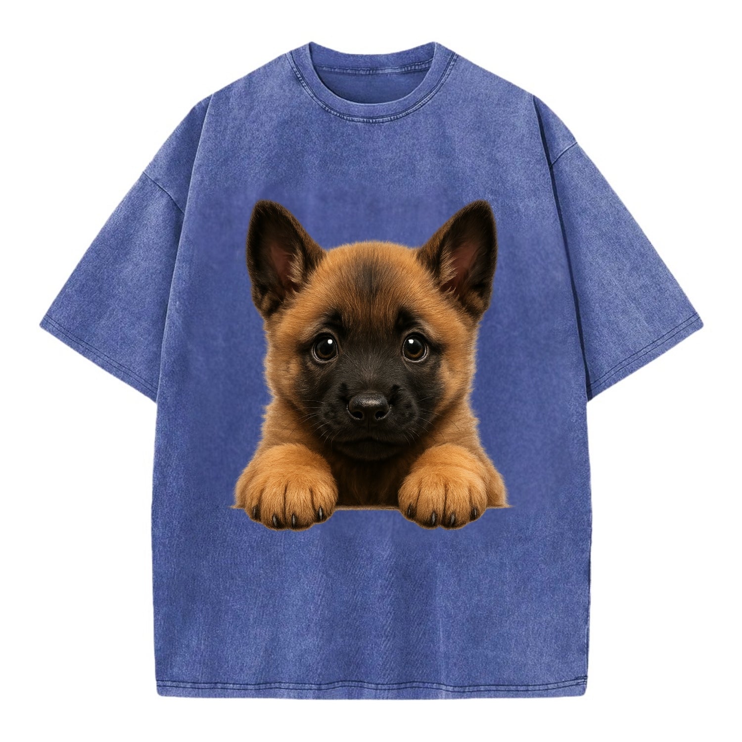 Belgian Malinois  - Vintage T-shirt - Blue