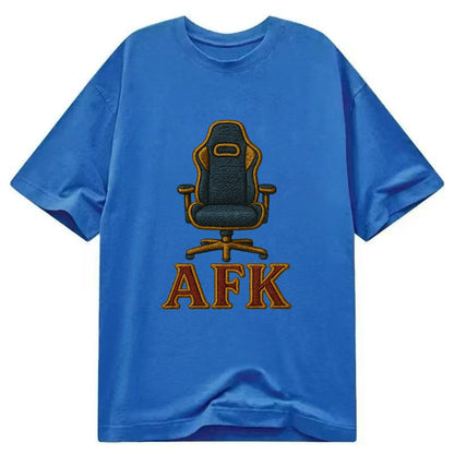 AFK   - Classic T-shirt - Blue