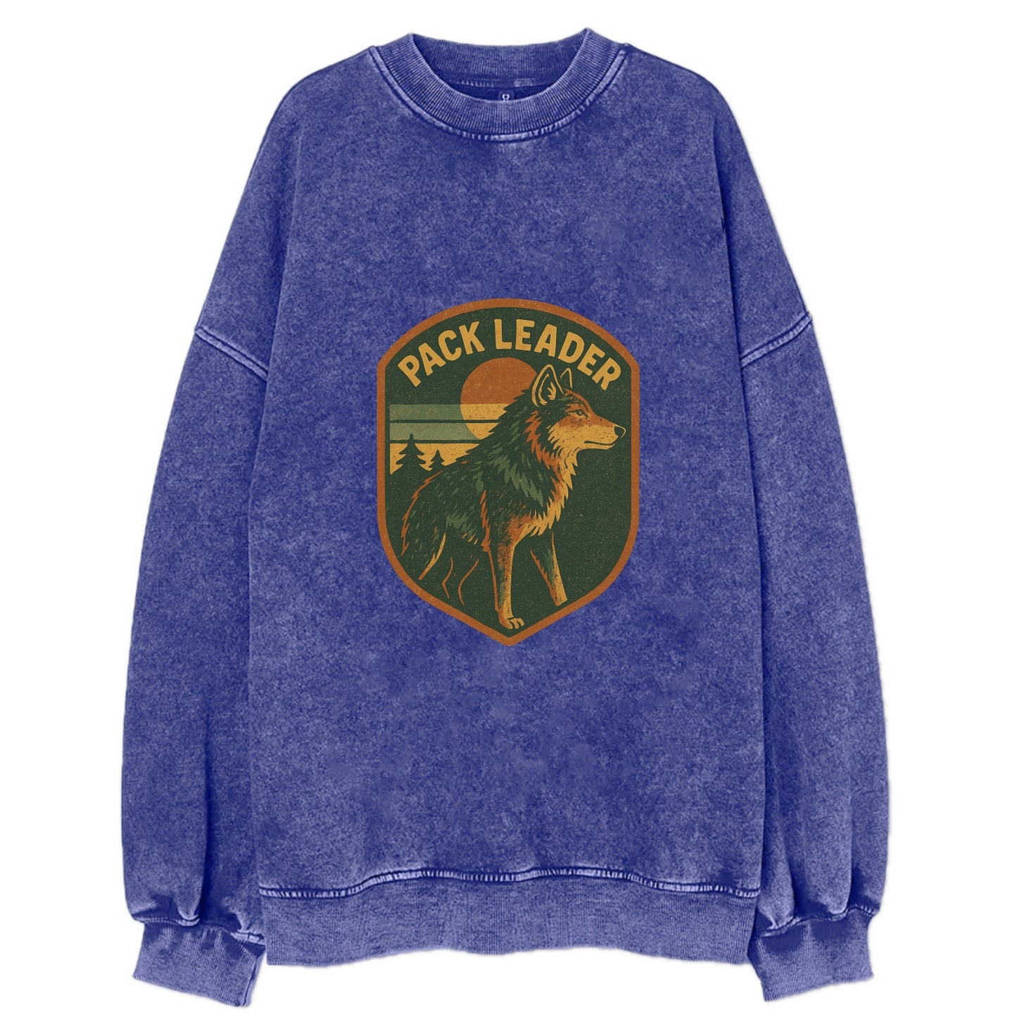 Pack Leader  - Vintage Sweatshirt - Blue